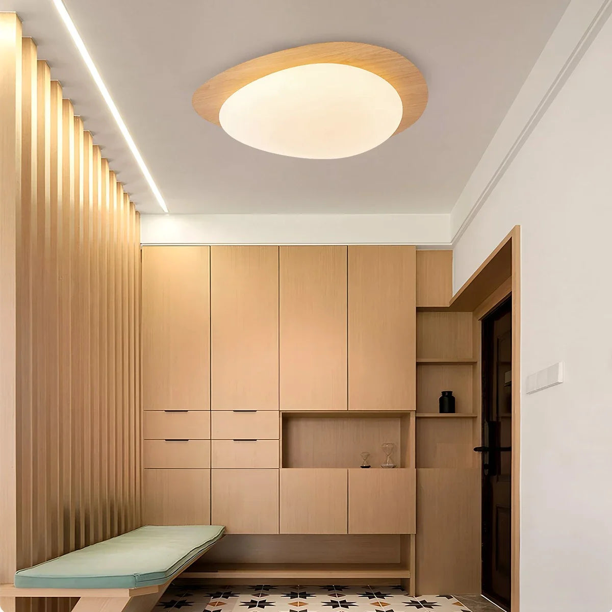 Pebblestone Bedroom Ceiling Light