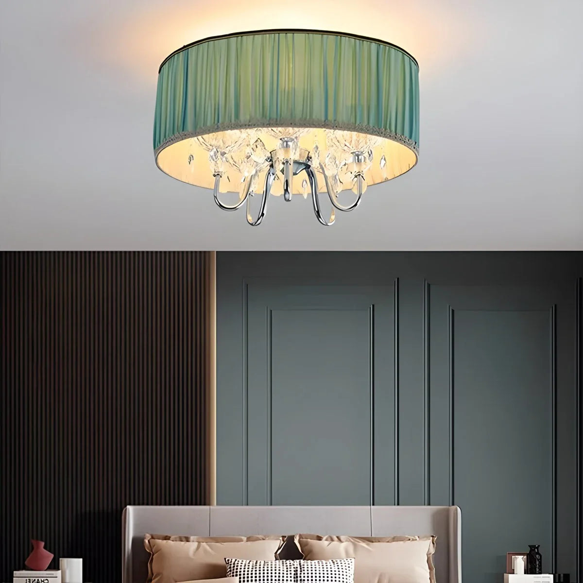 Alloy Luxury Crystal Living Room Chandelier