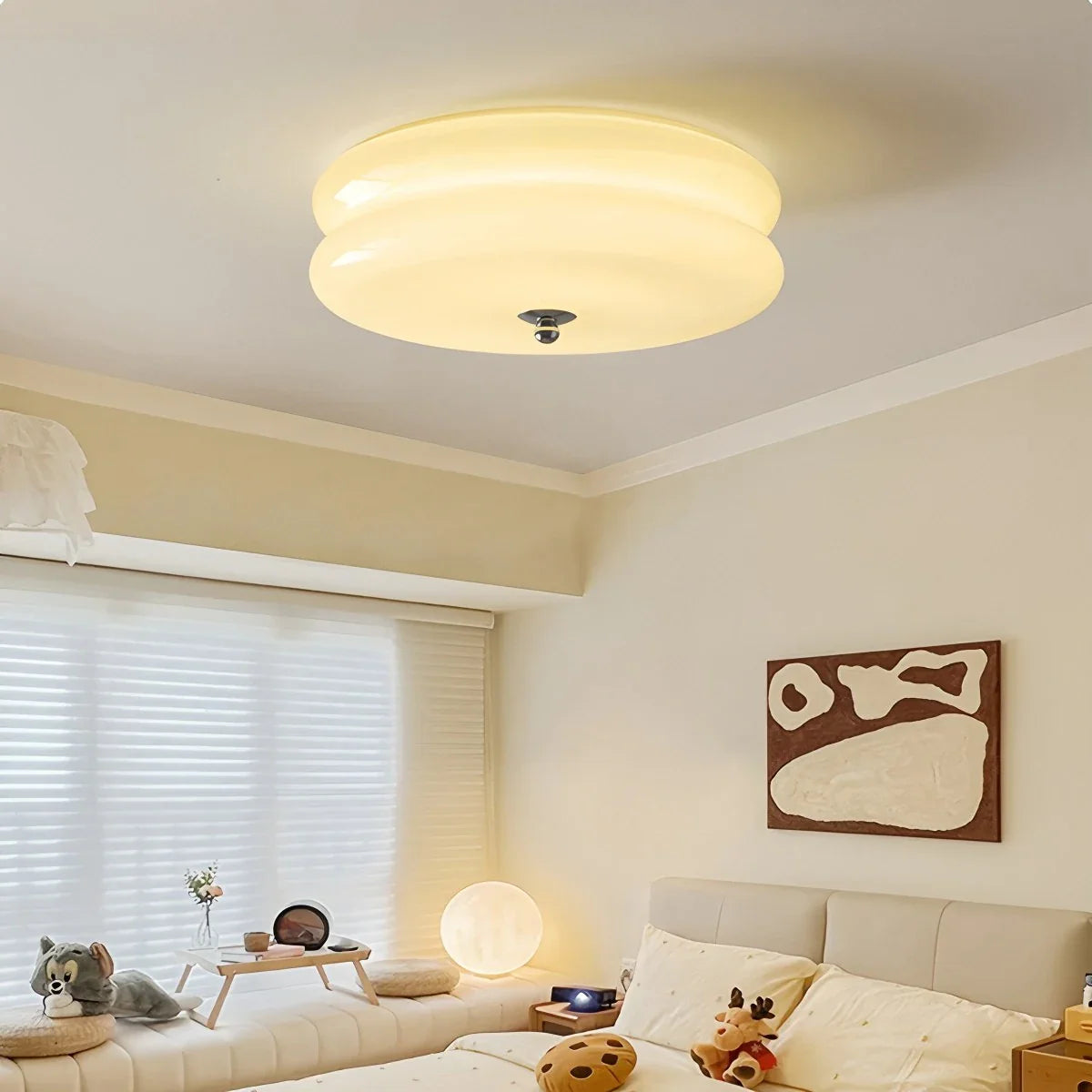 Double Grinding Disc Ceiling Lamp