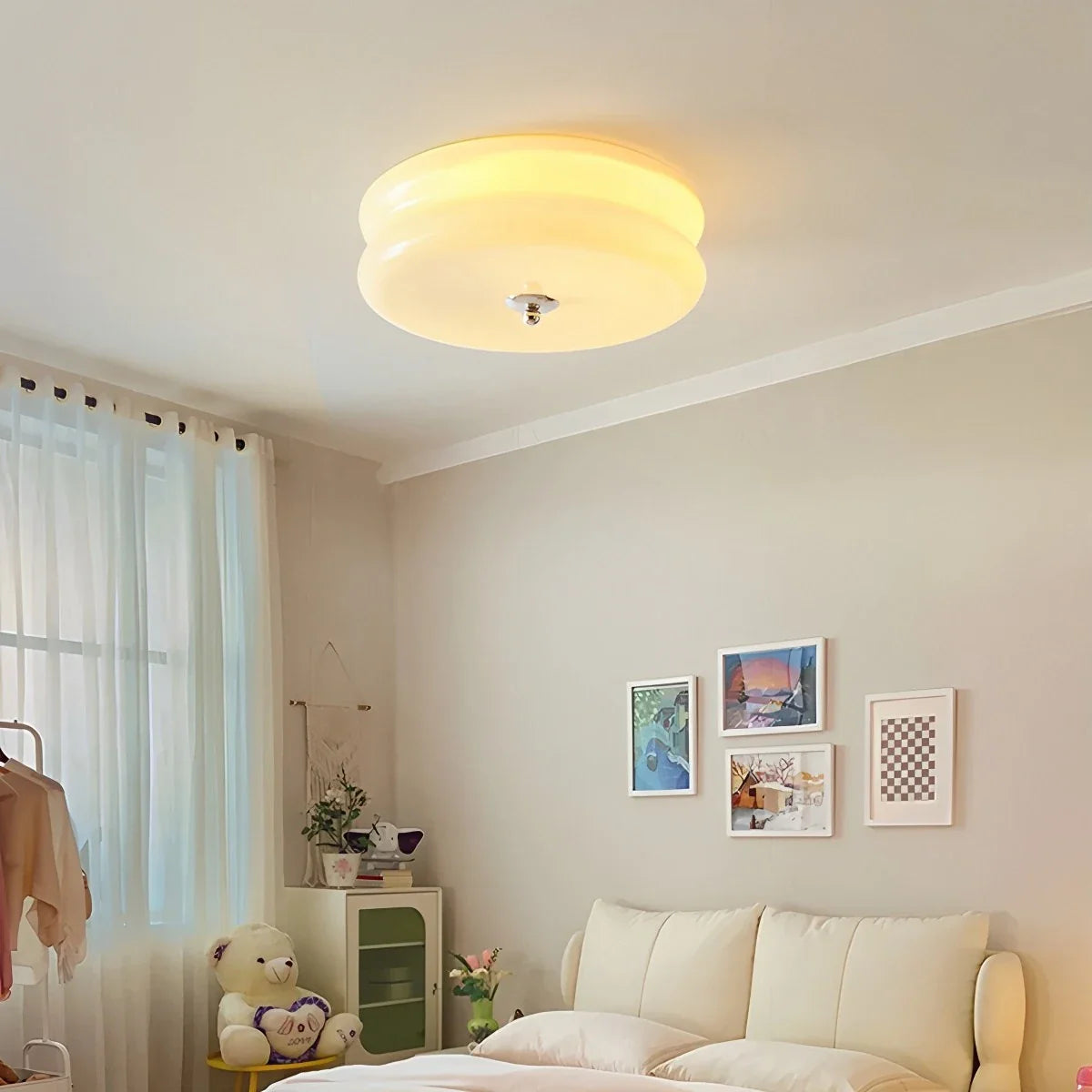 Double Grinding Disc Ceiling Lamp