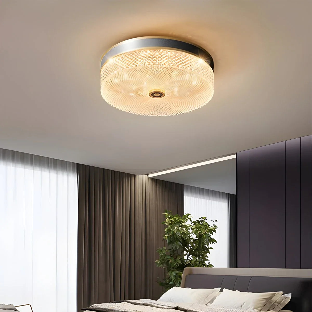 Modern Crystal Glass Ceiling Lamp