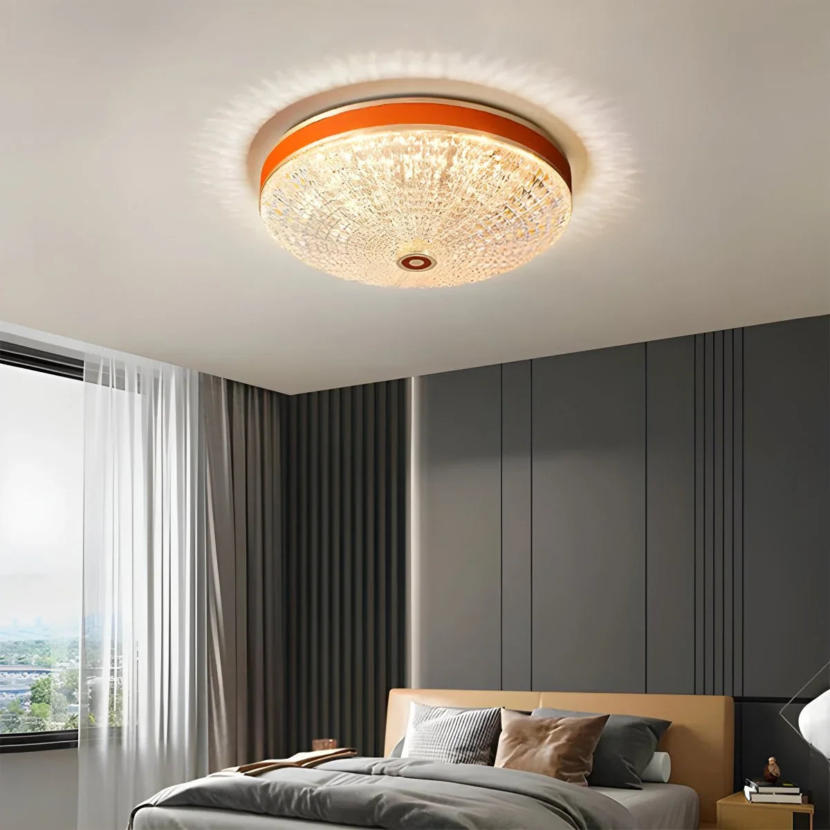 Modern Crystal Glass Ceiling Lamp