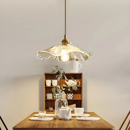 European Style Brass Glass Ceiling Lamp