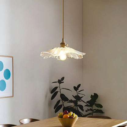 European Style Brass Glass Ceiling Lamp