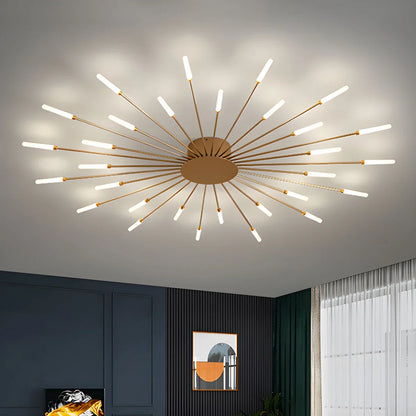 Modern French Fireworks Ceiling Light