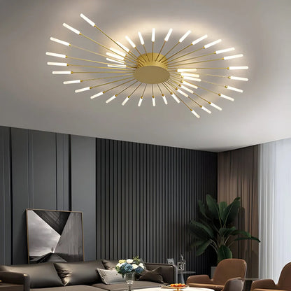 Modern French Fireworks Ceiling Light