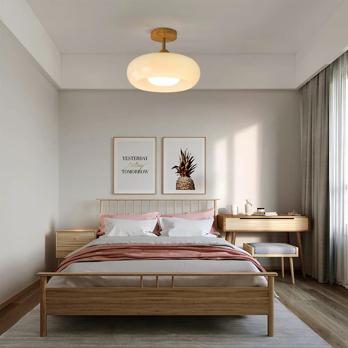 Modern Light Luxury Entrance Ceiling Lamp