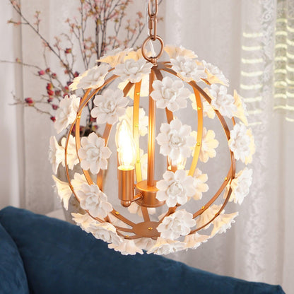 Bird's Nest Flower Chandelier