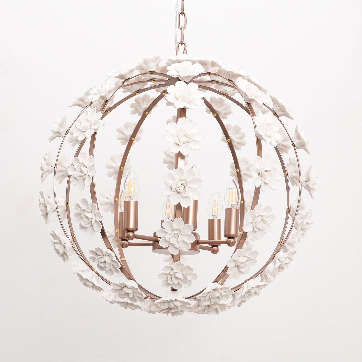 Bird's Nest Flower Chandelier