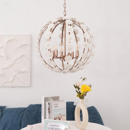 Bird's Nest Flower Chandelier