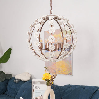 Bird's Nest Flower Chandelier