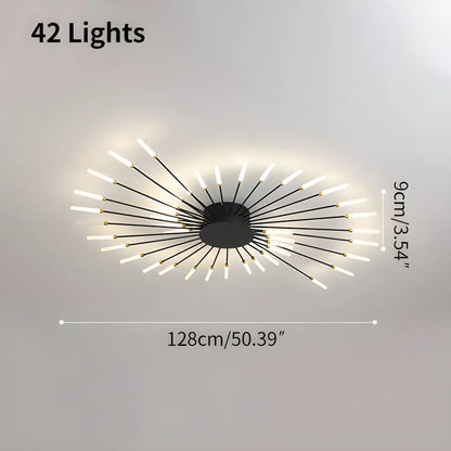 Modern French Fireworks Ceiling Light