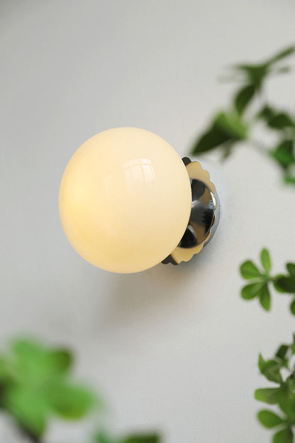 Bubble Glass Marshmallow Sconces