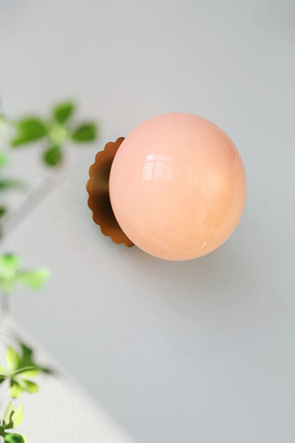 Bubble Glass Marshmallow Sconces