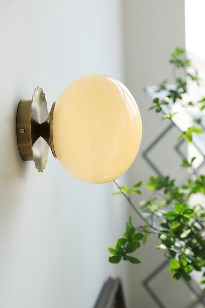 Bubble Glass Marshmallow Sconces