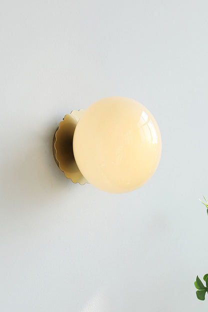 Bubble Glass Marshmallow Sconces