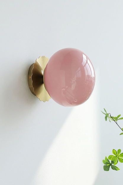 Bubble Glass Marshmallow Sconces