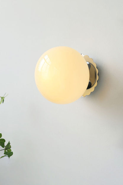 Bubble Glass Marshmallow Sconces