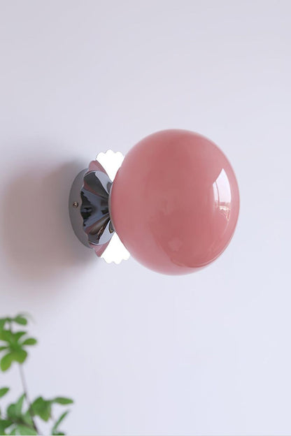 Bubble Glass Marshmallow Sconces