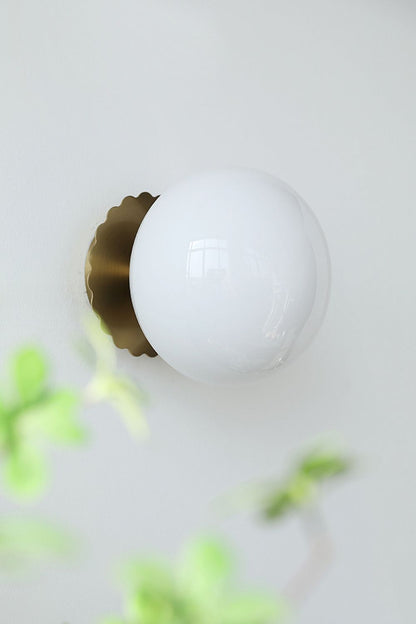 Bubble Glass Marshmallow Sconces