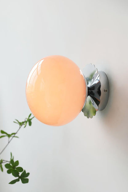 Bubble Glass Marshmallow Sconces