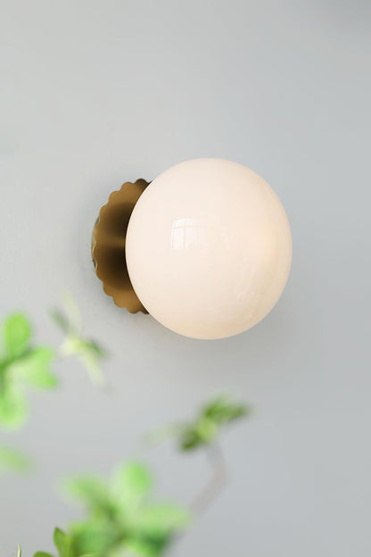 Bubble Glass Marshmallow Sconces