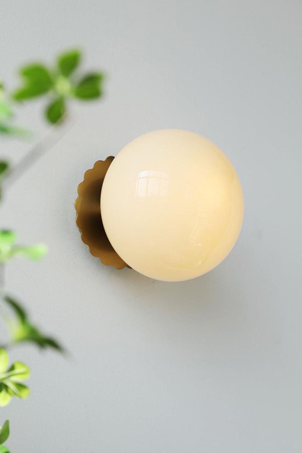 Bubble Glass Marshmallow Sconces