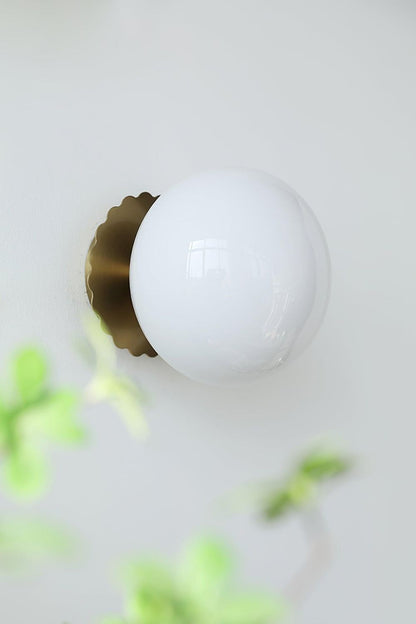 Bubble Glass Marshmallow Sconces