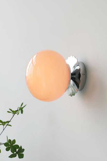 Bubble Glass Marshmallow Sconces