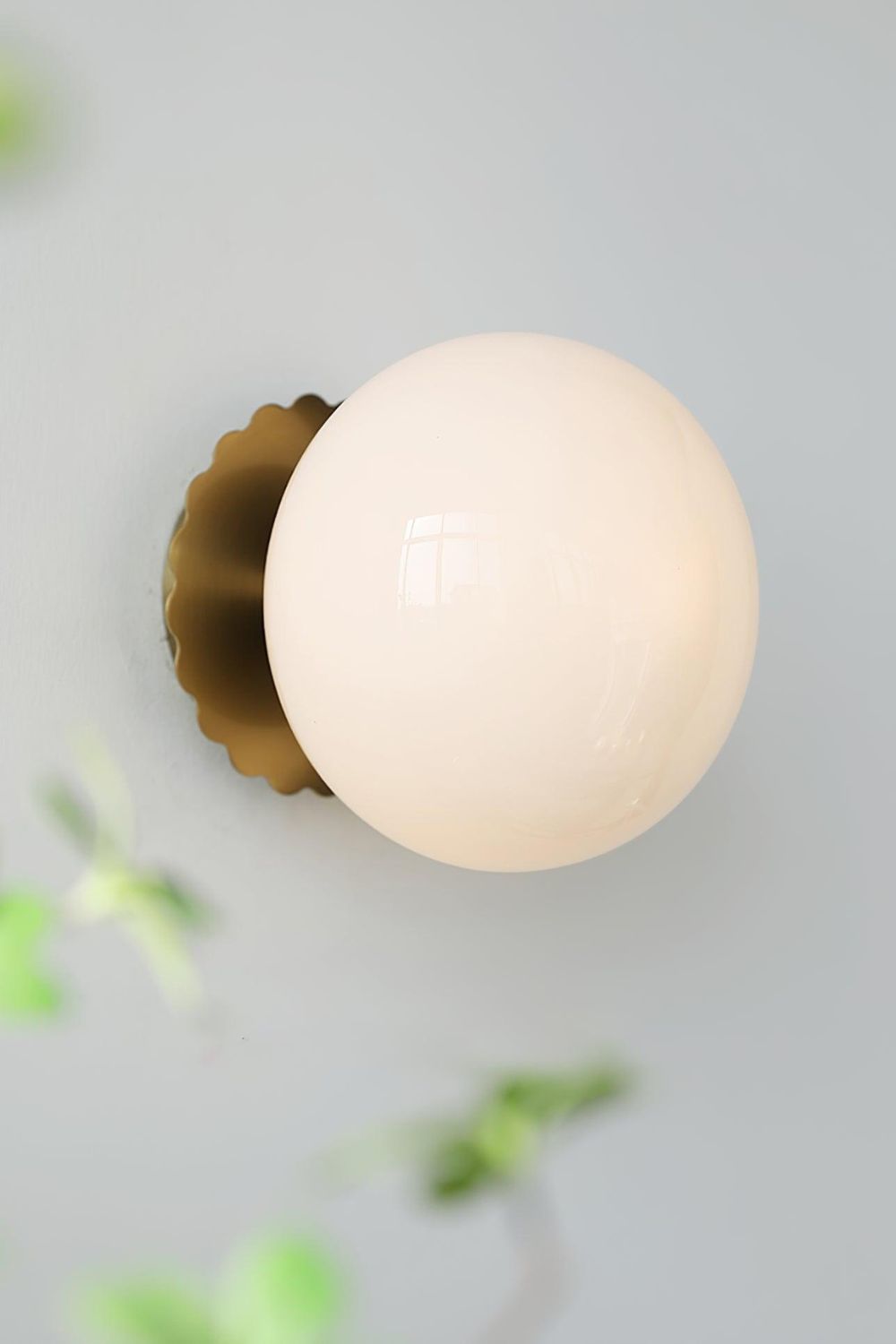 Bubble Glass Marshmallow Sconces