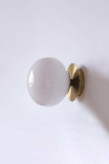 Bubble Glass Marshmallow Sconces