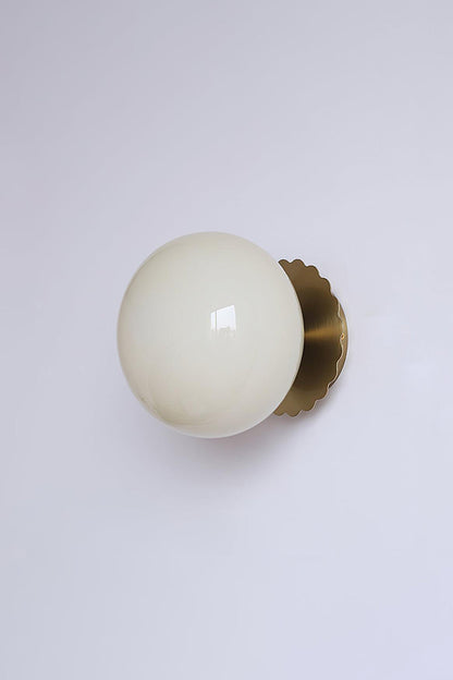 Bubble Glass Marshmallow Sconces