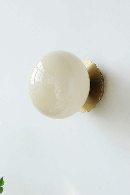 Bubble Glass Marshmallow Sconces