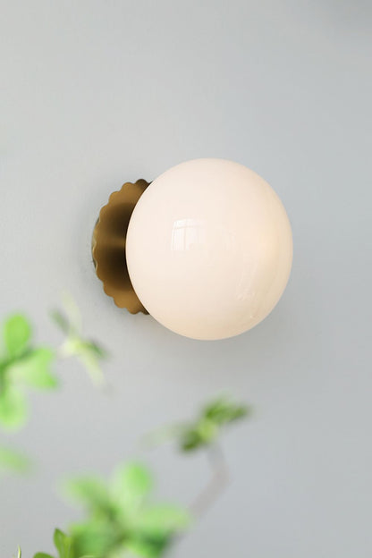 Bubble Glass Marshmallow Sconces