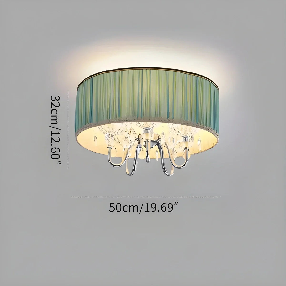 Alloy Luxury Crystal Living Room Chandelier