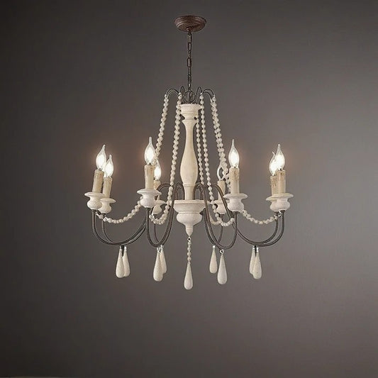 Candlelight Beaded Lamp