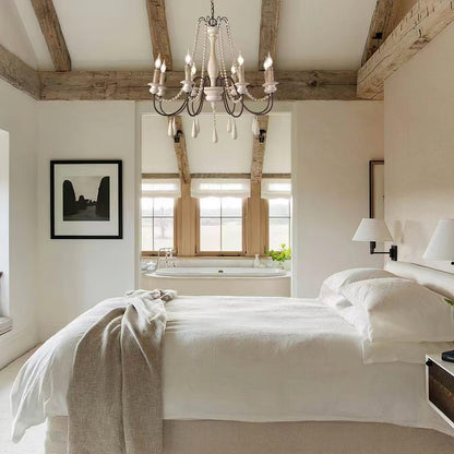 Candlelight Beaded Lamp