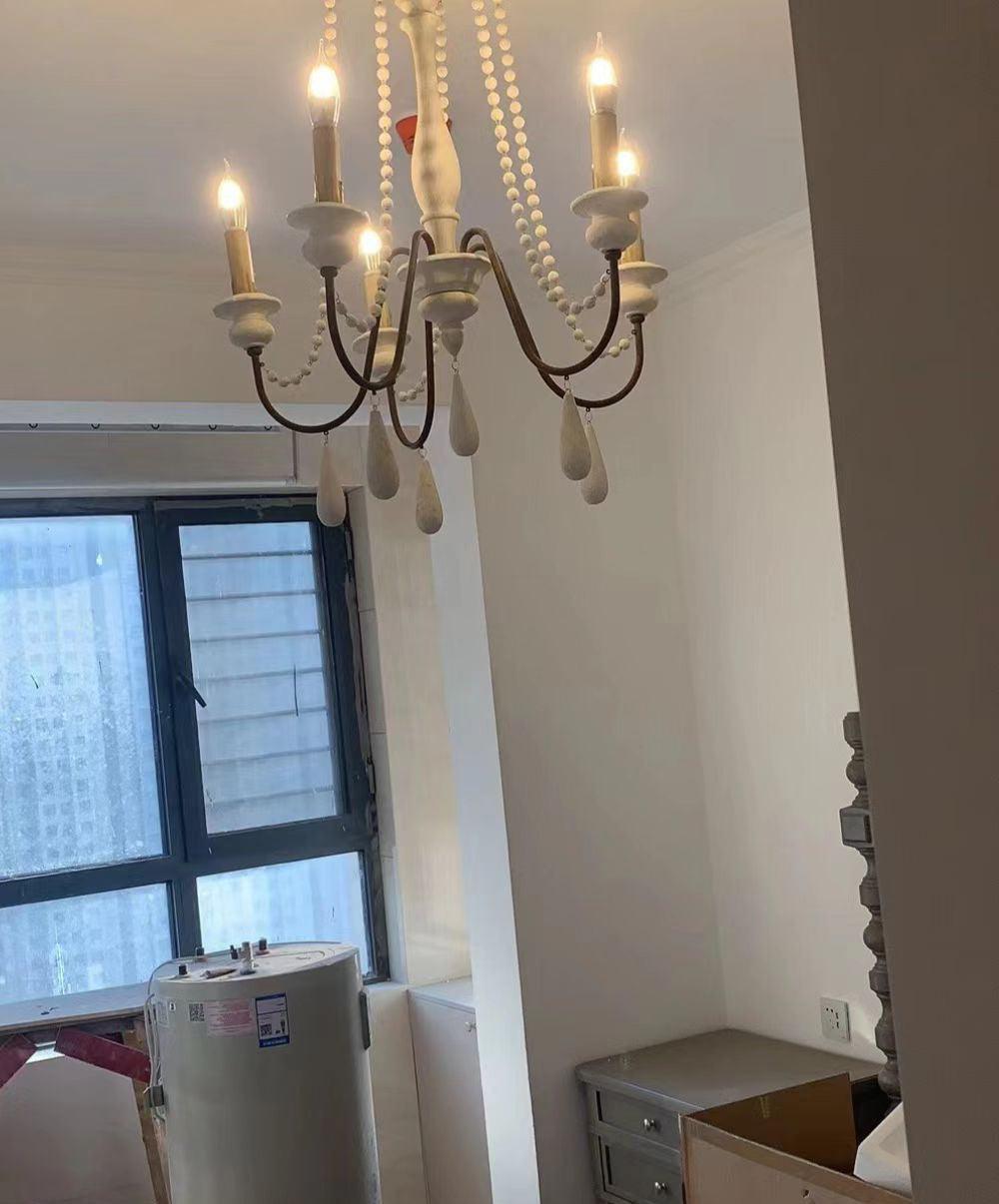 Candlelight Beaded Lamp