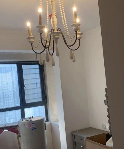 Candlelight Beaded Lamp