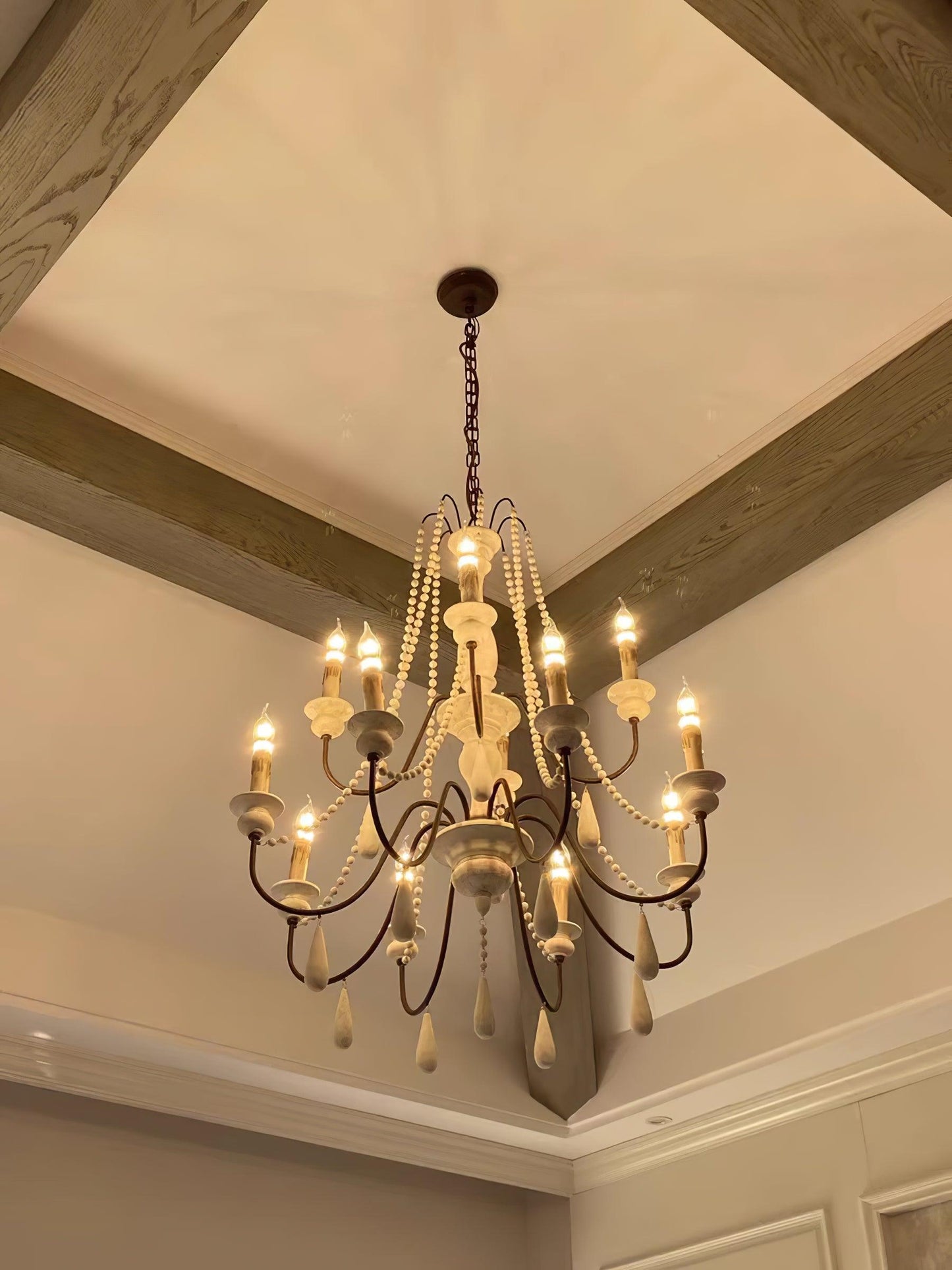 Candlelight Beaded Lamp