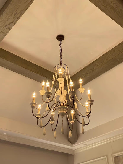 Candlelight Beaded Lamp