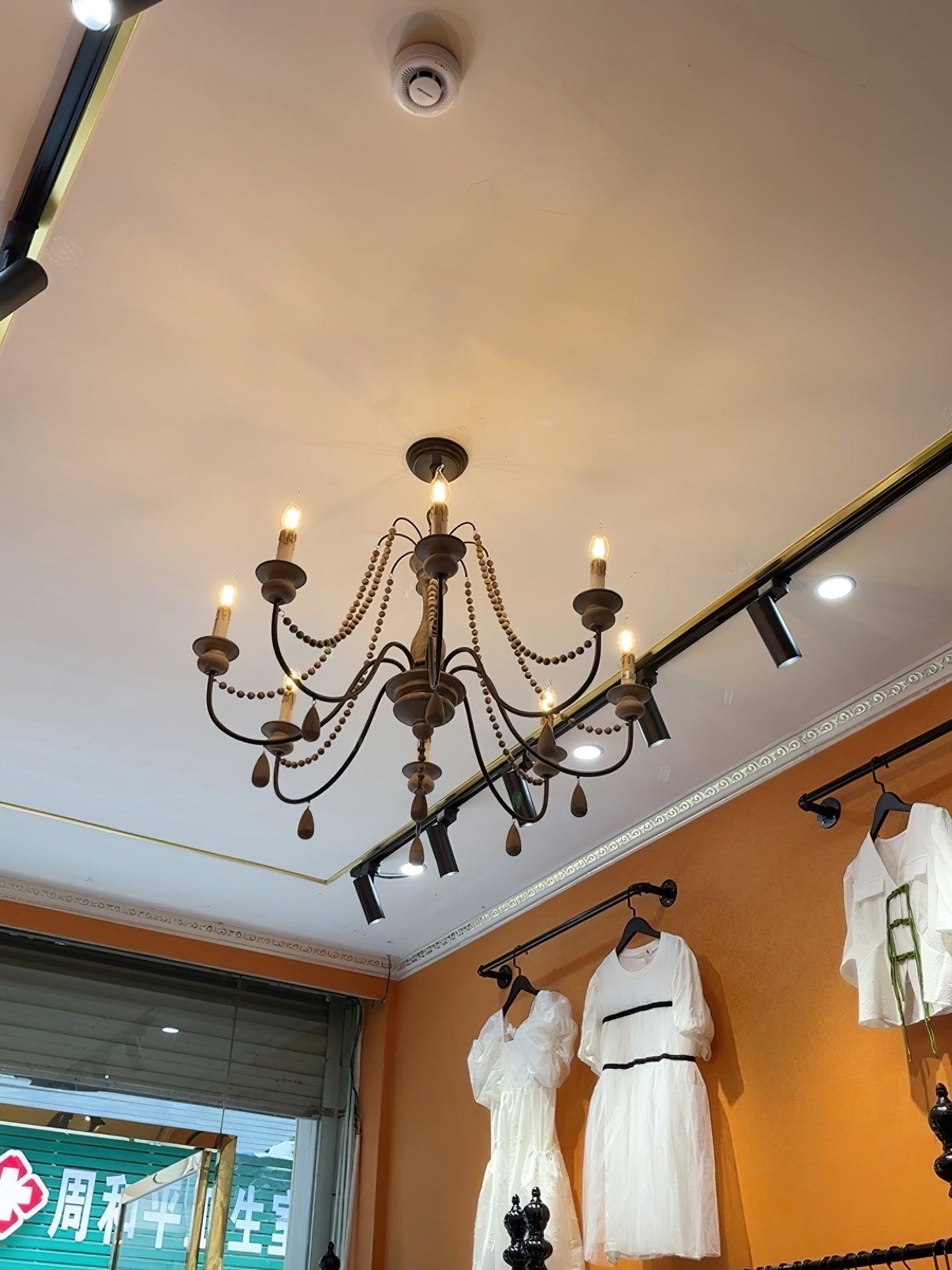 Candlelight Beaded Lamp