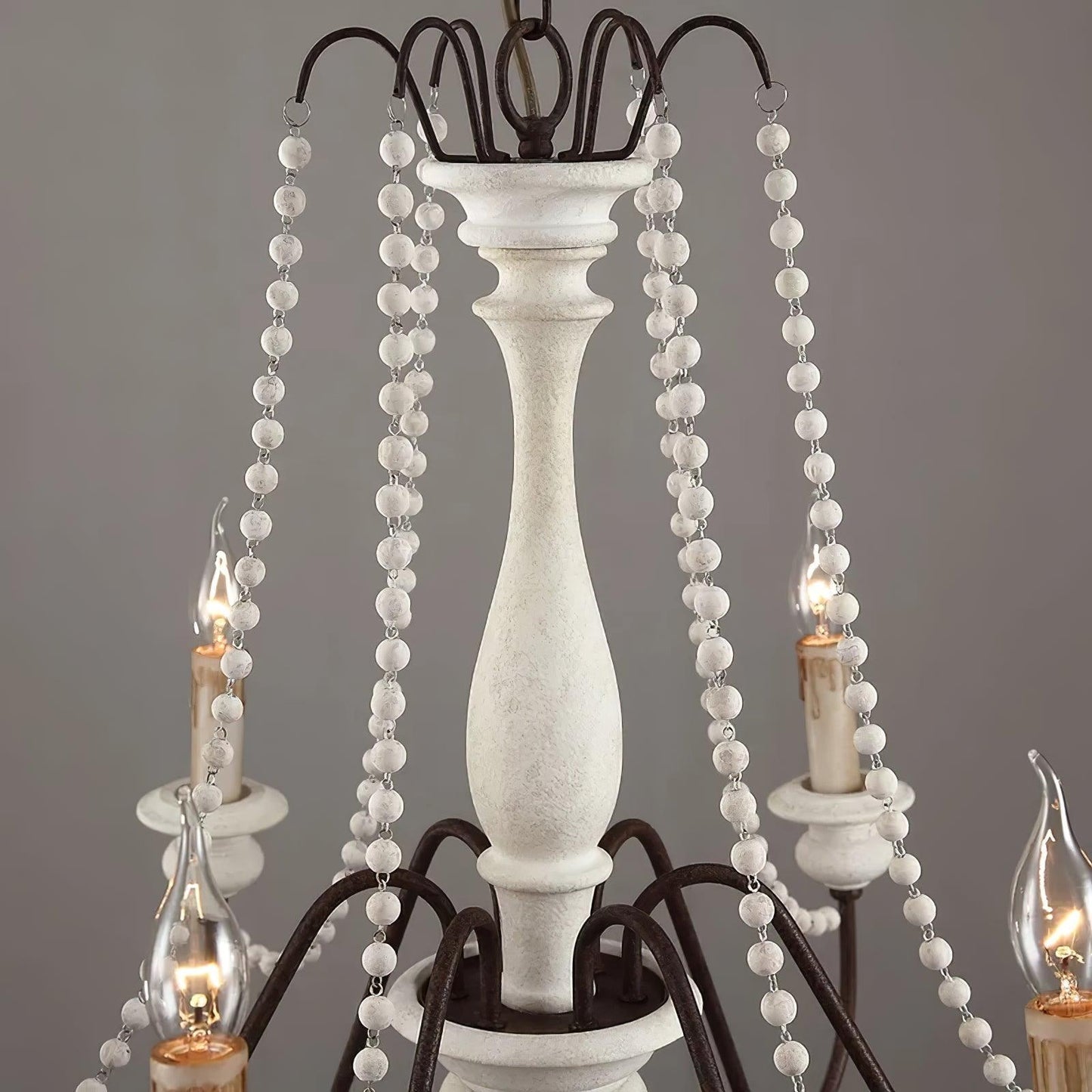 Candlelight Beaded Lamp