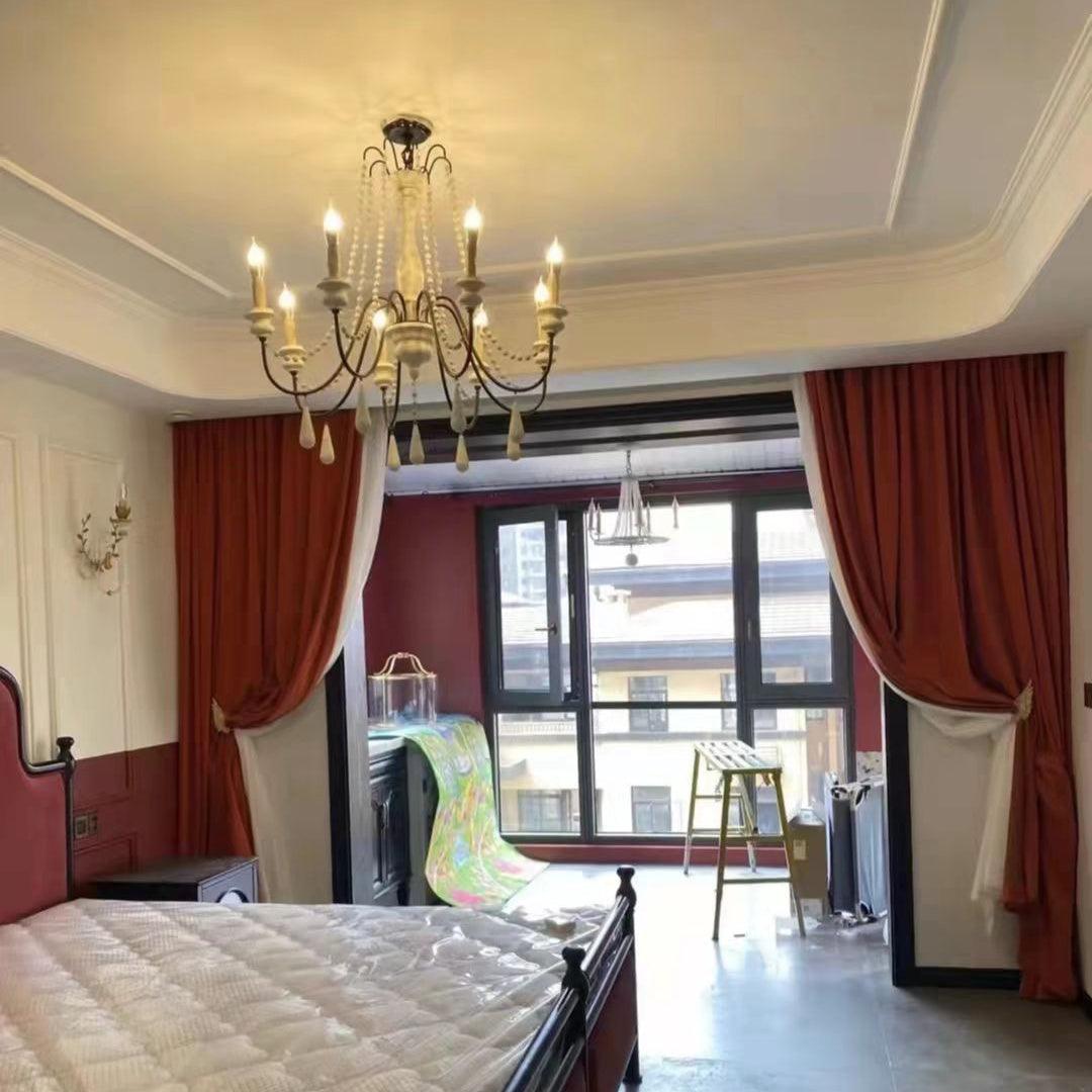 Candlelight Beaded Lamp