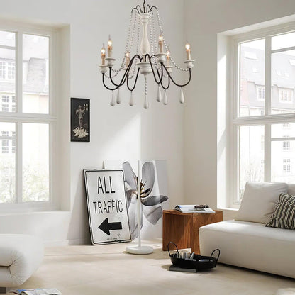 Candlelight Beaded Lamp