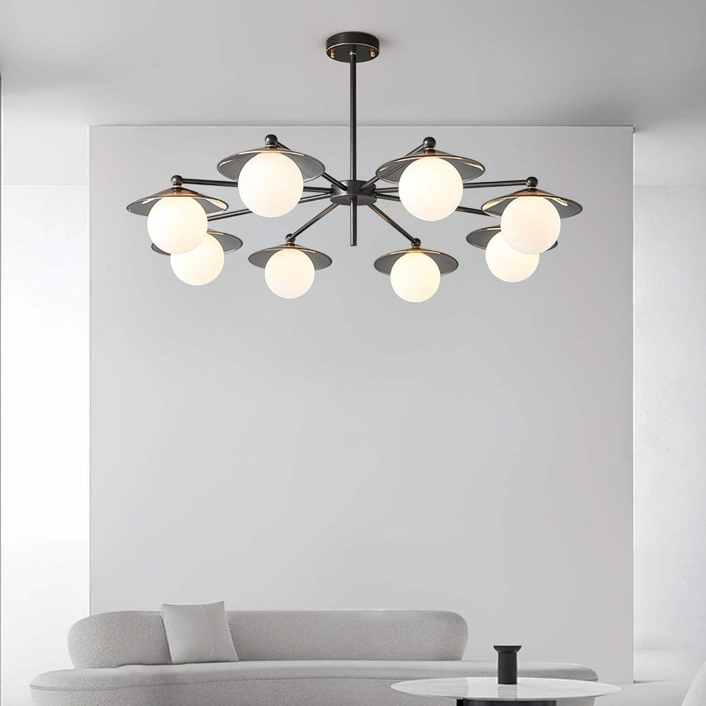 Celestial Saucer Candelabrum Chandelier