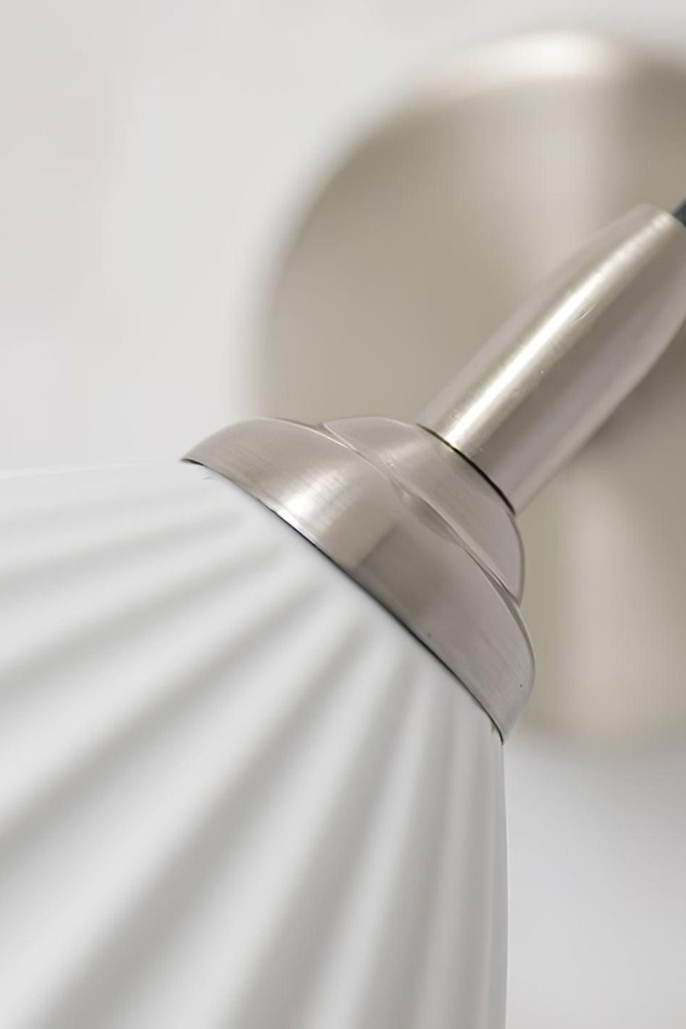 Ceramic Ribbed Bud Wall Light