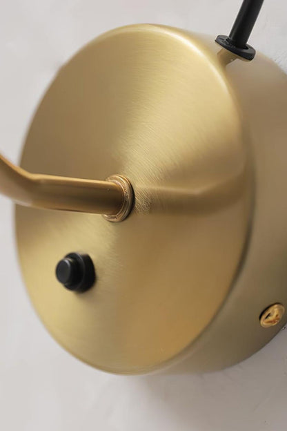 Ceramic Ribbed Bud Wall Light