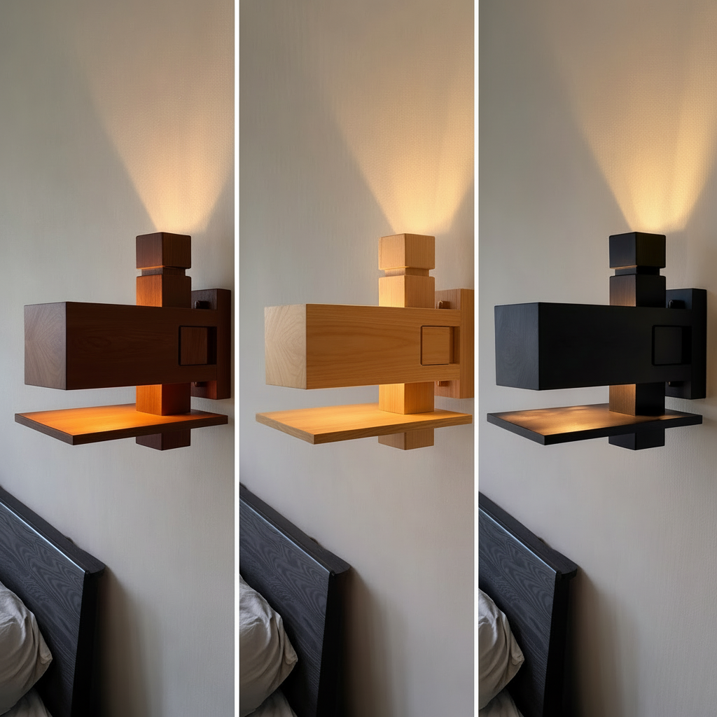 Taliesin Design Solid Wood Floor Lamp