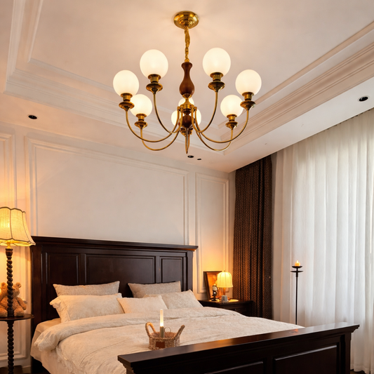 Full Moon Arc Chandelier